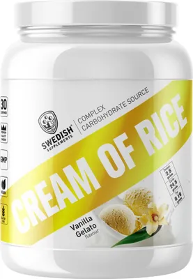 Produktbild von SWEDISH Supplements | Cream of Rice | Complex Carbohydrate Source Vanilla ice cream