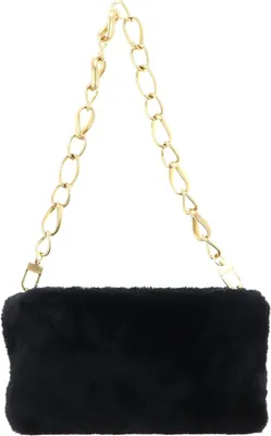 Produktbild von Ted Baker Schultertasche Cuddles Faux Fur Clutch Bag Black schwarz