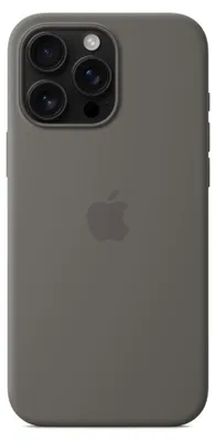 Zdjęcie produktu dla Apple Silikonowe etui z MagSafe do iPhone’a 16 Pro Max – górska szarość, Pokrowiec, Apple, iPhone 16 Pro Max, 17,5 cm (6.9"), Szary