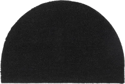 Produktbild von Design Fußmatte Schwarz Halbrund 40x60 cm Kokosfaser Getuftet, Fußmatten 2024