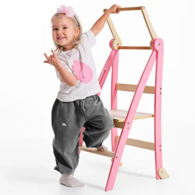 Productafbeelding van Montessori Vouwbare Leerladder voor Kinderen