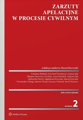 Immagine prodotto di Zarzuty apelacyjne w procesie cywilnym w.2