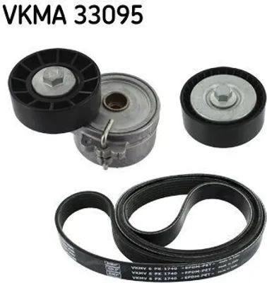Produktbild von SKF VKMA 33095 Keilrippenriemensatz passend für PEUGEOT 807 MPV