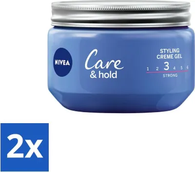 Zdjęcie produktu dla NIVEA - Kremowy żel do stylizacji włosów - Pielęgnacja i jędrność - Natychmiast oczyszcza pory - 150 ml - Value pack - 2 szt