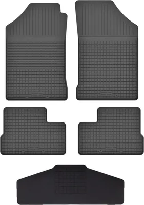 Produktbild von Gummi Fußmatten Set Für: Opel Astra F (1991-2002) Gummimatten Schwarz