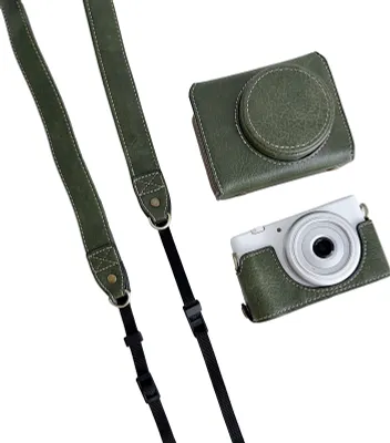 Produktbild von Schutzhuelle fuer Digitalkameras, Kunstleder, Kamera-Aufbewahrungstasche mit abnehmbarem Schultergurt, kompatibel mit Sony ZV1-F/ ZV1M2