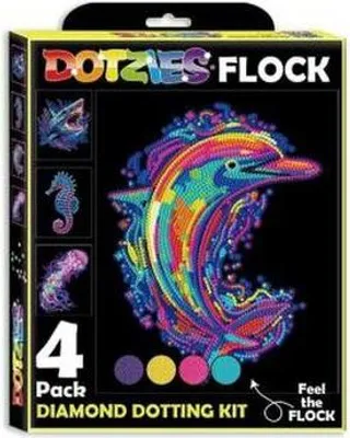 Image de DOTZIES BY DIAMOND DOTZ - Diamond Painting Néon Animaux marins