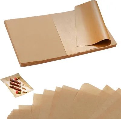 Imagen del producto de Papel de horno, 120 unidades, 20x30 cm, resistente al calor, para hornear y asar