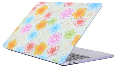 Produktbild von Mobigear Flowers MacBook Pro 15 Zoll (2016-2019) Hartschalenhülle, Laptop-Schutz, MacBook-Case - Modell 42 - Modell A1707 / A1990