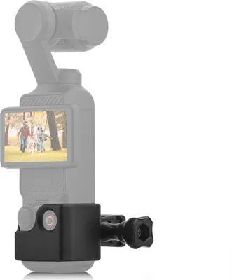 Obrázek produktu pro PULUZ PU896B Prodlužovací adaptér pro držák sportovní kamery s 1/4" otvorem pro šroub a adaptér pro sportovní kameru, kompatibilní s DJI OSMO Pocket 3