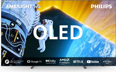 Philips 77OLED809 Ambilight 77OLED809 4K OLED Smart TV - 77-Zoll Display mit P5 AI Perfect Picture Ultra HD