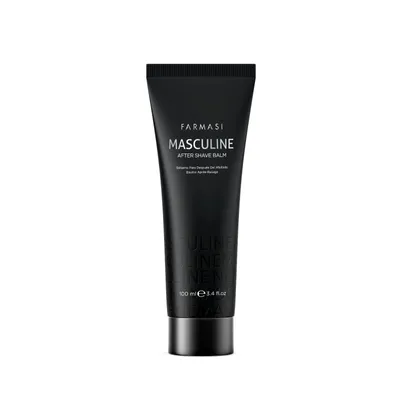 Immagine prodotto di Farmasi Masculine After Shave Balm 100 ml – Balsamo dopobarba lenitivo per uomo con vitamina E e mentolo | KBruShop