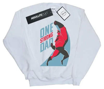 Image de Disney - Sweat-shirt pour homme « The Incredibles OneStrong Dad » BI42862 (4XL) (blanc)