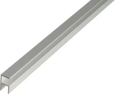 Zdjęcie produktu dla Alberts 030852 Profil narożny, samozaciskowy, aluminiowy, anodowany na kolor srebrny, 2000 x 19,5 x 38,9 mm