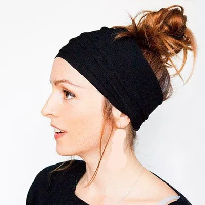 Immagine prodotto di Fascia elastica da sport, traspirante, nera
