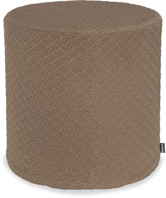 Produktbild von H.O.C.K. Giulio Outdoor Hocker rund Pouf ø45x45cm taupe