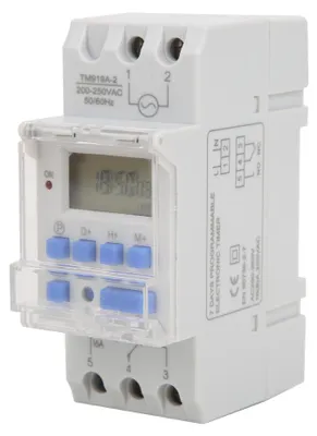 Image de TM919A-2 200-250 V CA 16 A LCD
Minuteries numériques programmables pour 7 jours