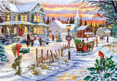 Produktbild von Castorland Weihnachtsbaum Puzzle 1000 Teile - Christmas Tree is Coming