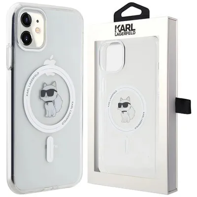 Produktbild von Karl Lagerfeld KLHMN61HFCCNOT iPhone 11 /Xr /transparent hardcase IML Choupette MagSafe Schutzhülle