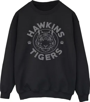 Image de Netflix - "Stranger Things Hawkins" Sweat-shirt pour homme BI44902 (M) (Noir)