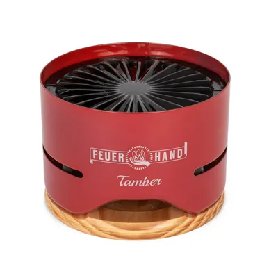 Zdjęcie produktu dla Firehand - Grill stołowy Tamber - Czerwony - 20x20x14cm