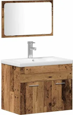 Immagine prodotto di Set di mobili per il bagno Montaggio a parete Legno multistrato