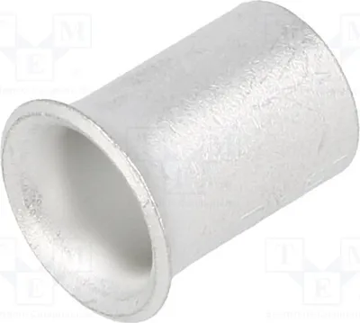 Productafbeelding van 10 stuks verbinders voor stootverbindingen, lengte: 10,5 mm, ongeïsoleerd, klemverbinding, binnendiameter: 5,3 mm, type "E-M" (schoenveter)