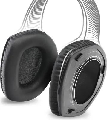 Image de Coussinets de remplacement pour casque audio, mousse haut de gamme de rechange pour headset pour réparer facilement un casque filaire et sans fil- compatible avec Sennheiser RS175, RS195, RS185, RS165
