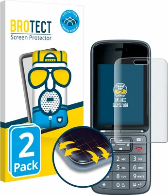 Produktbild von 2x BROTECT Fullscreen Schutzfolie für Gigaset SL800H Pro Displayschutz Folie Fullcover Matt Entspiegelungsfolie