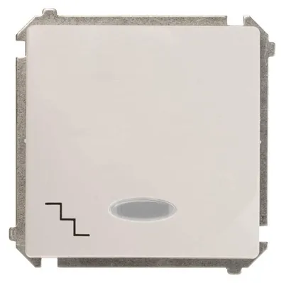 Elektroschalter weiß Kunststoff IP20 IP44 250V 10A 75mm
