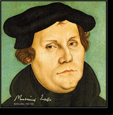Obrázok produktu pre Martin Luther Kunstdruck Bild - Portrét, 1529 (100 x 100 cm)
