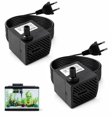 Productafbeelding van 2 stuks mini-waterpomp, dompelpomp, 3 W, 180 l/u