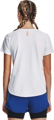 Produktbild von UNDER ARMOUR Iso-Chill Laser T-Shirt Damen 100 - white/reflective XS