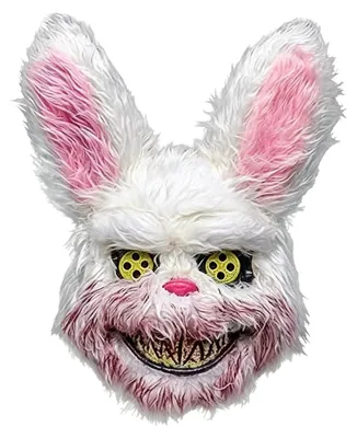 Horror-Kaninchenmaske, Grusel-Kostüm, Cosplay, Einheitsgröße
