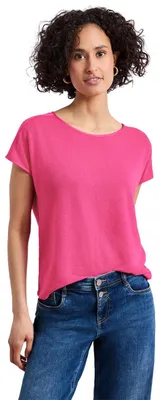 Produktbild von Street One Shirt mit Boatneck und Schulterdetail Magenta Dream 36