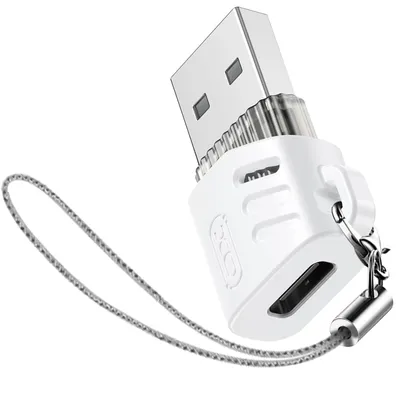 Obrázok produktu pre XO, adaptér USB-C / USB na nabíjanie a prenos dát, biely