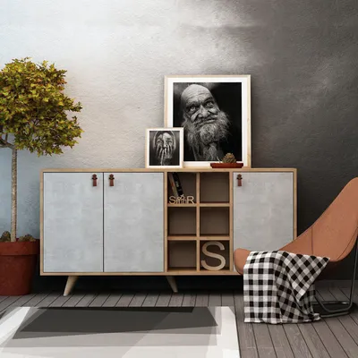Immagine prodotto di Skye Decor, Prilika, armadi da soggiorno, rovere, 140 x 89 x 40 cm