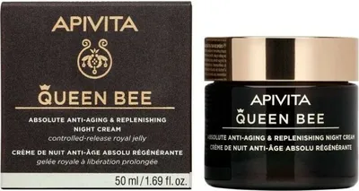 Produktbild von Apivita Queen Bee Nachtcreme Absolute Anti-Aging & Replenishing Night Cream 50 ml