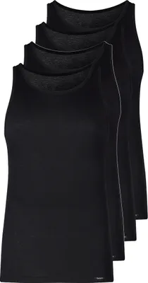 Produktbild von Skiny 4er Pack Basic Unterhemd / Tanktop Pflegeleicht und strapazierfähig, Aus 100% Baumwolle, Im praktischen Mehrfachpack erhältlich