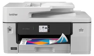 Produktbild von Brother MFC-J6760DW, Tintenstrahl, Farbdruck, 1200 x 4800 DPI, A3, Direktdruck, Schwarz, Weiß
