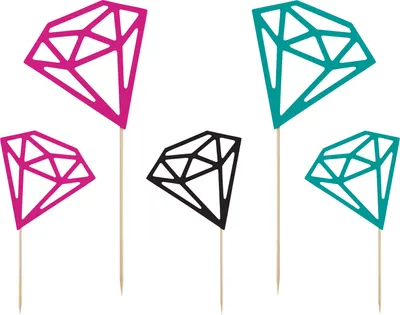 Produktbild von Cake Topper Diamanten