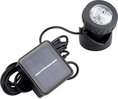 Produktbild von Solar Teichschein, Unterwasserlichter, 6 LED -Landschaftsscheinwerfer, Aquariumlicht, Gartenleuchte, weiße U -Boot -Lampe, Flutlichter