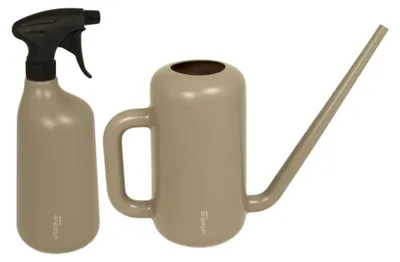Produktbild von MePla - Set - Gießkanne Pilea 1.8L + Sprüher - taupe