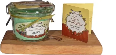 Produktbild von Einseifer Feines Milchbad Olive Im Glas Badezusatz