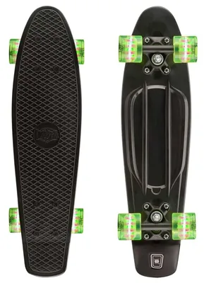 Productafbeelding van Xootz Mini Cruiser – Penny Board Zwart met LED-wielen