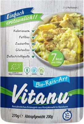 Produktbild von Vitanu Konjak Reis 200g