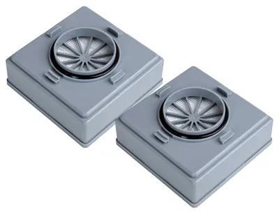 Produktbild von vhbw 2 Staubsaugerfilter Ersatz für Nilfisk 70199000, 1471104500 für Staubsauger - HEPA-Filter Grau