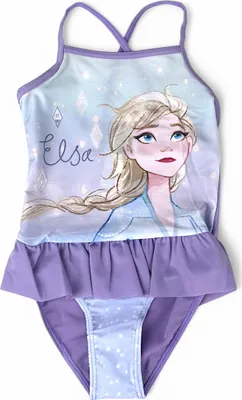Produktbild von Badeanzug Disney Frozen mit Rüschendetails Lila 98-104 cm