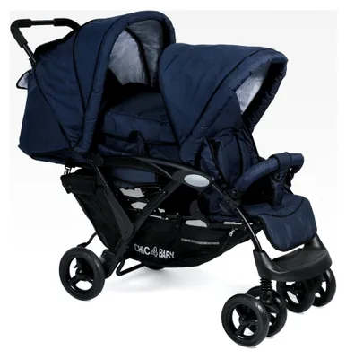 Produktbild von Geschwisterwagen Duo, Jeans navy, blau