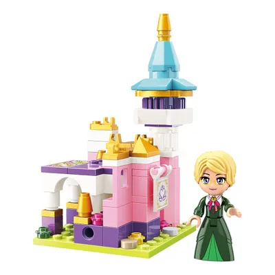 Produktbild von QMAN Princess Bausteine 116 Teile Schloss Prinzessin